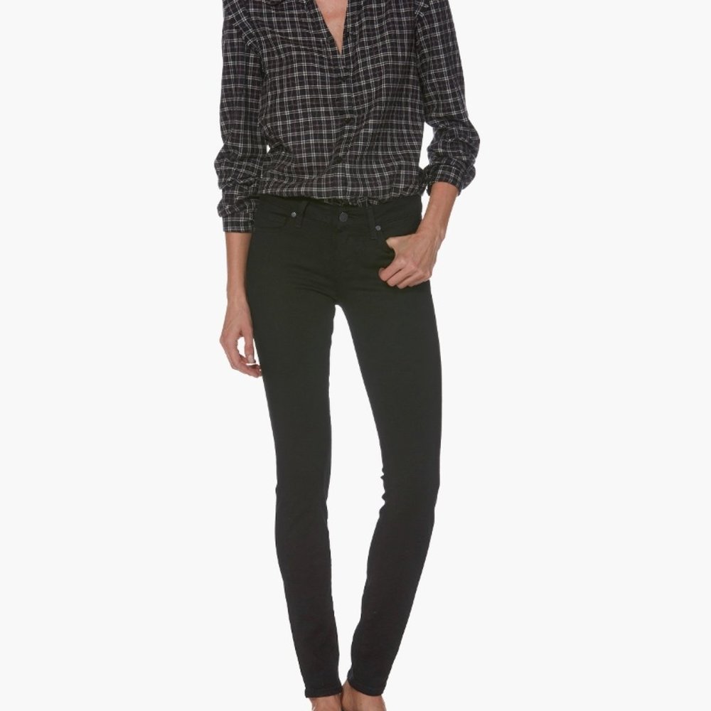PAIGE Black Verdugo Ultra Skinny Jeans